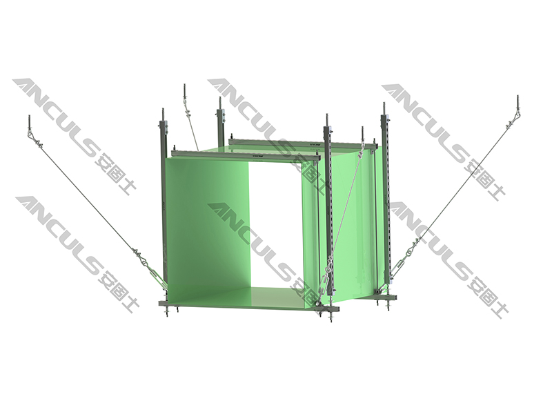 方形風機 抗震支架